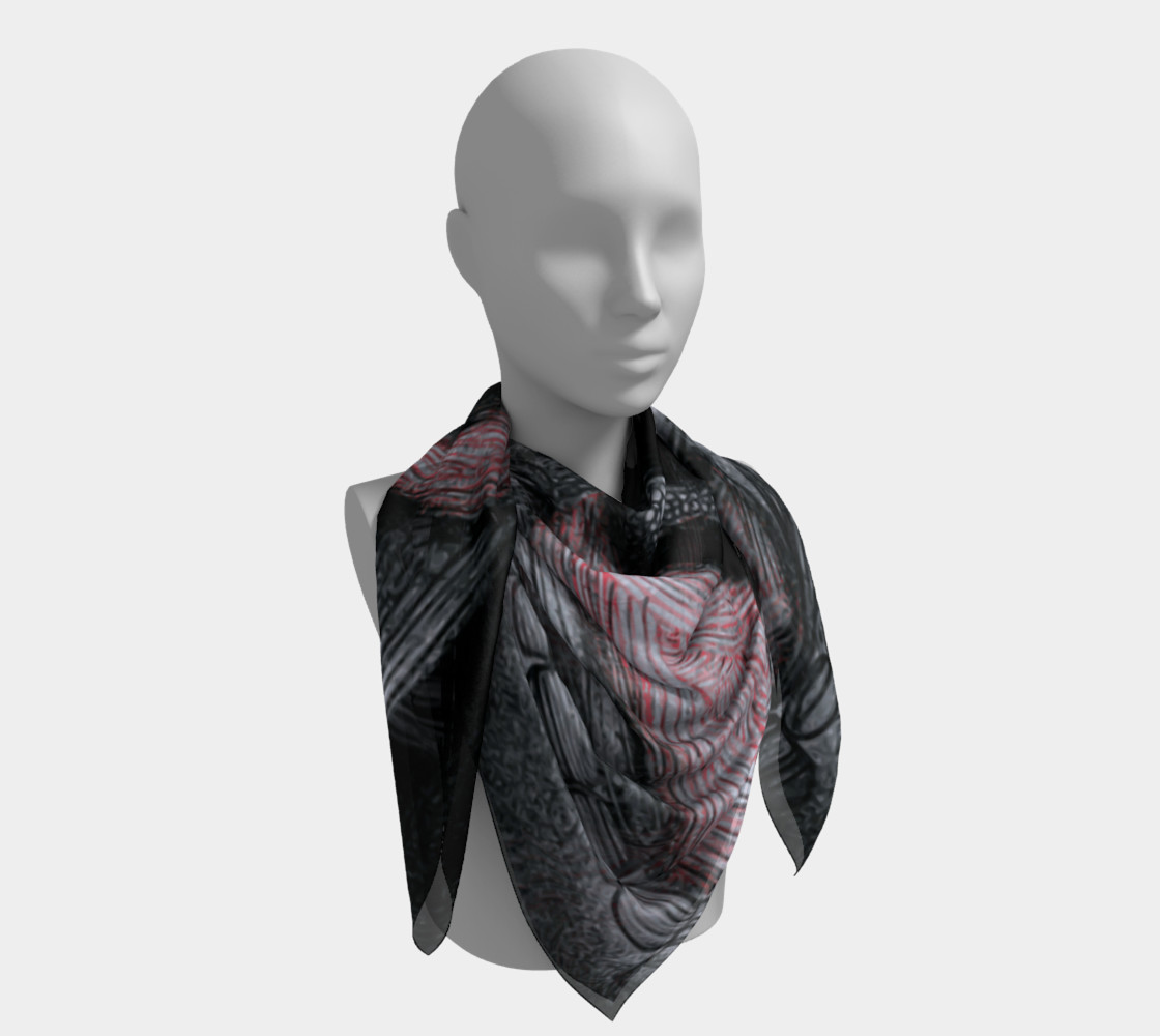 Layers of Time Big Square Scarf preview #4