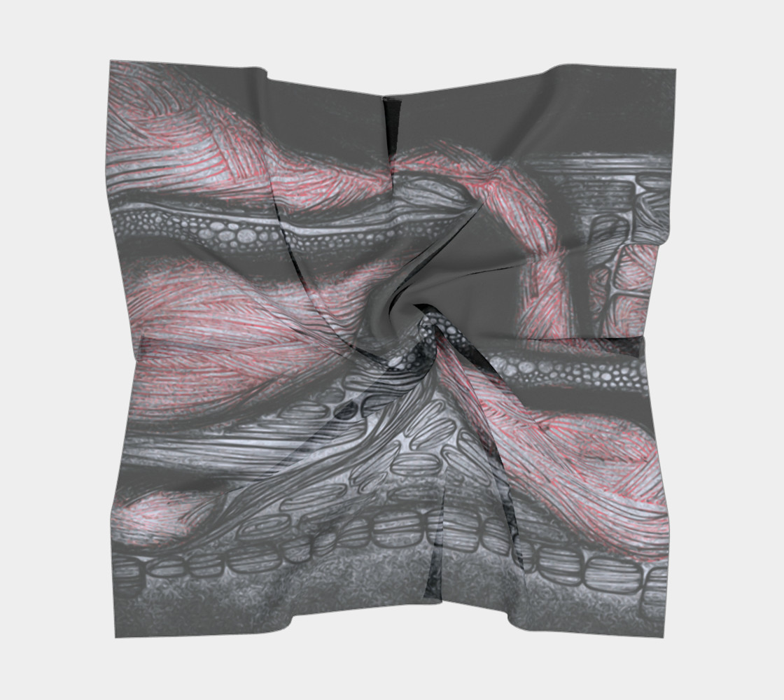 Layers of Time Big Square Scarf preview #5