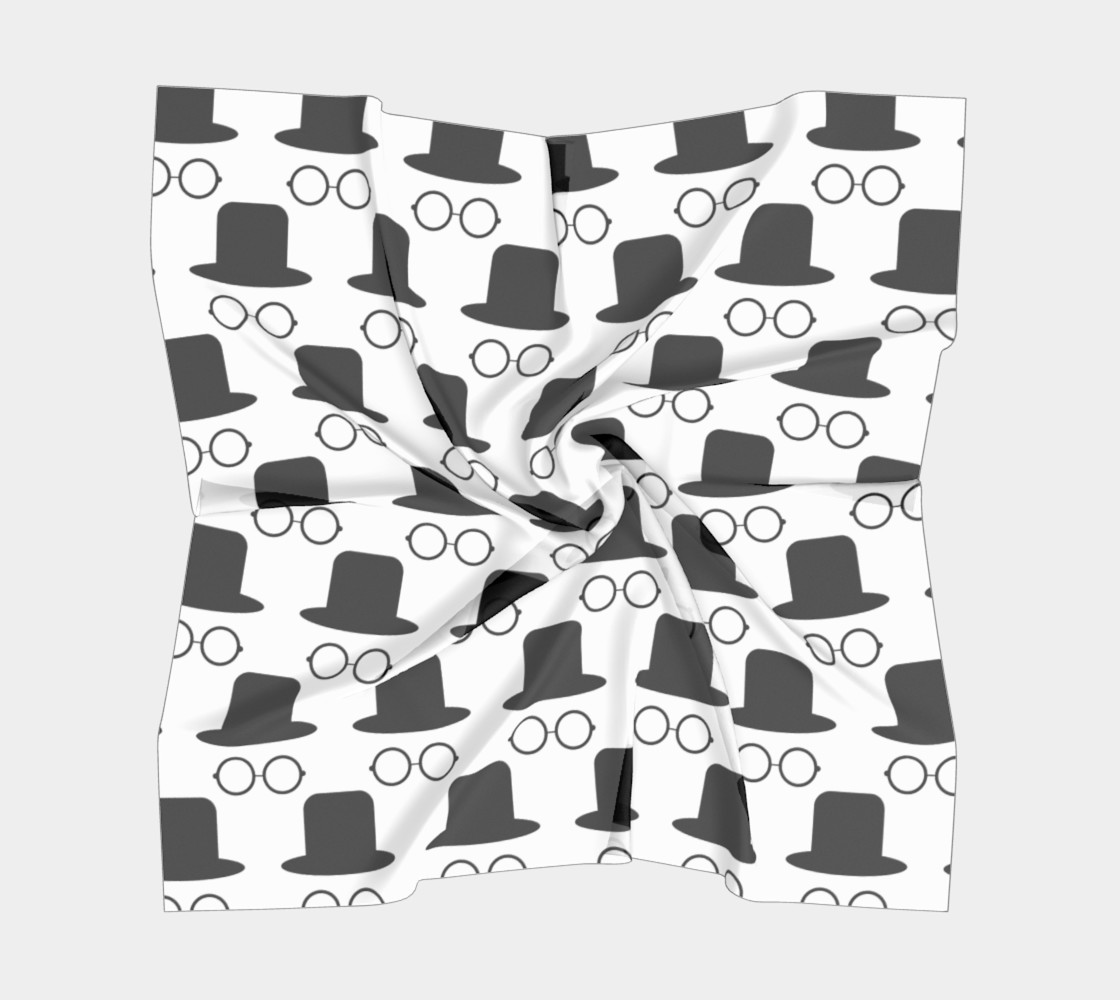 Aperçu de hats and glasses vector pattern #5