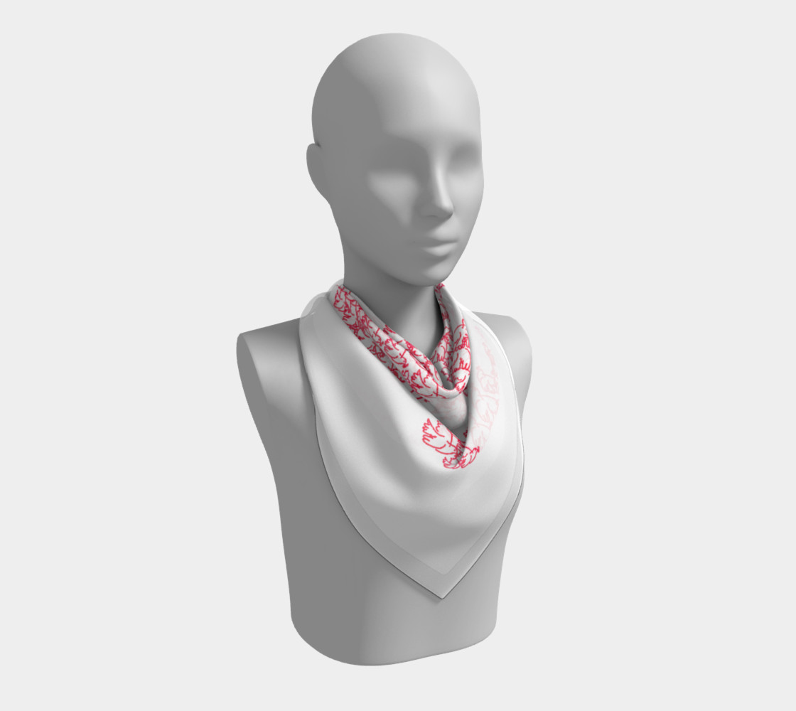 Swastika with Birds of Peace Symbol Big Scarf preview #2