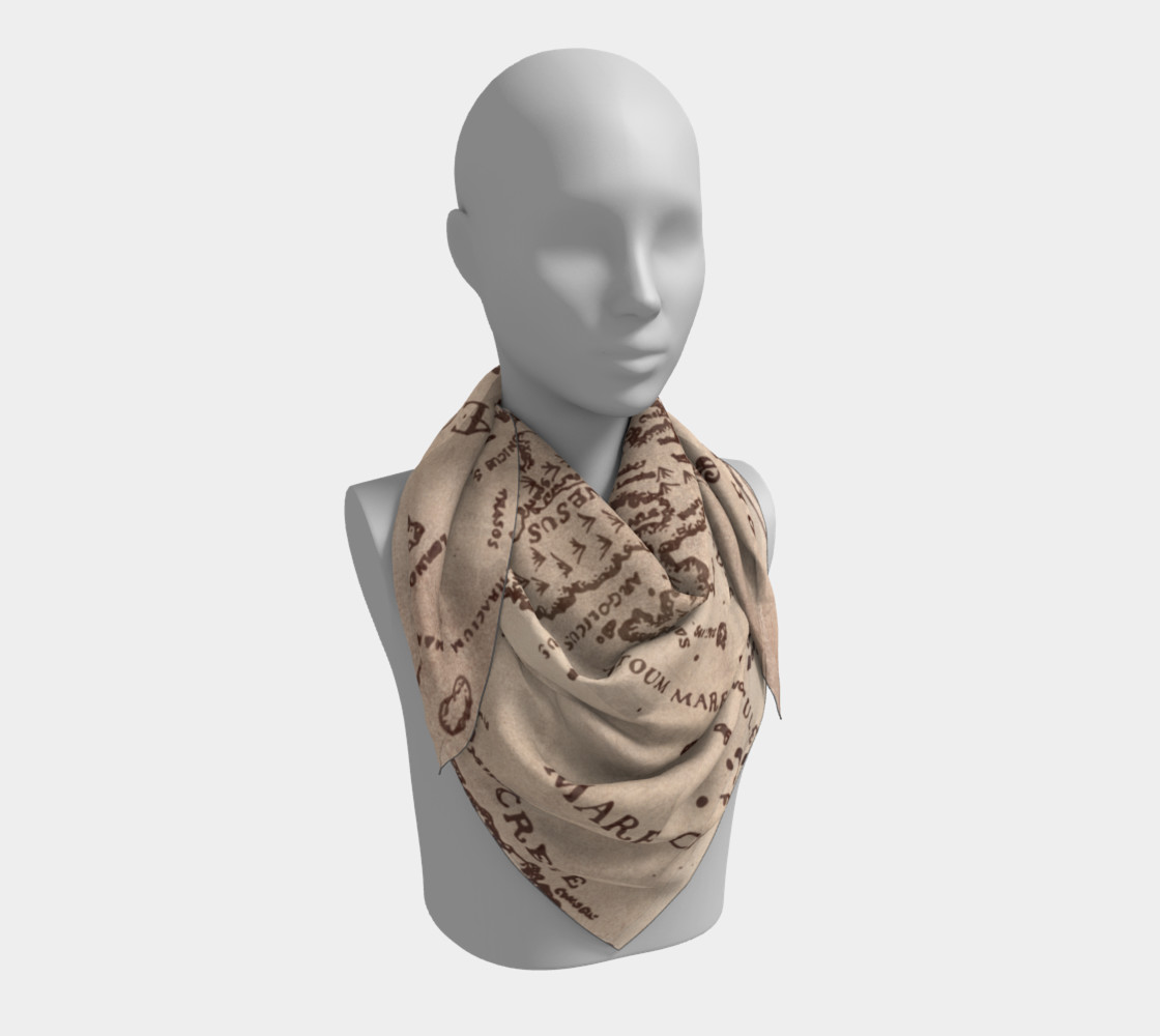 Aperçu de Partial Greek Map Scarf #3