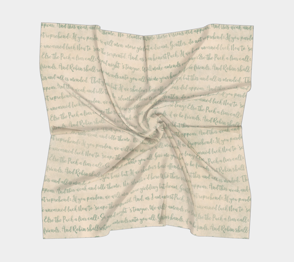 Aperçu de Puck's Goodbye Shakespeare Scarf #5