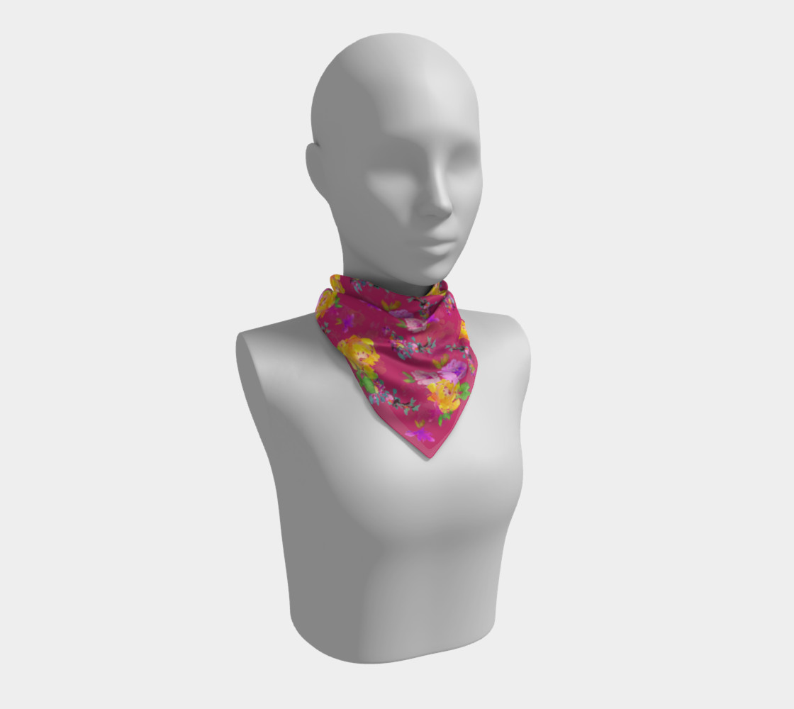 Bright Florals on Pink Yarrow preview #1