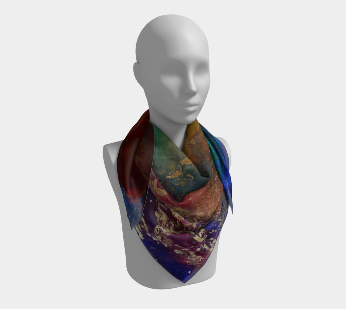 ode de joy #2 large scarf 3D preview