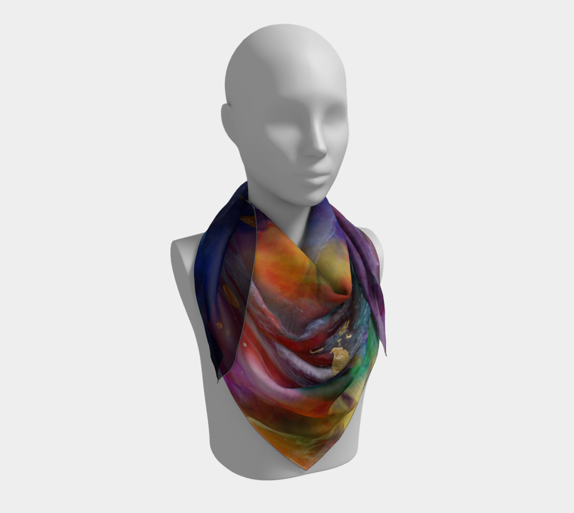 Colours of the Heart #1 small scarf 3D preview