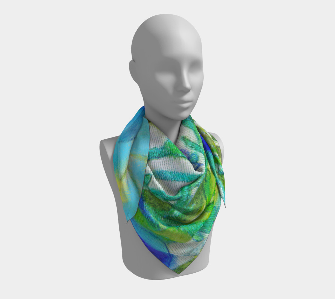 Petit Blu Square Scarf preview #3