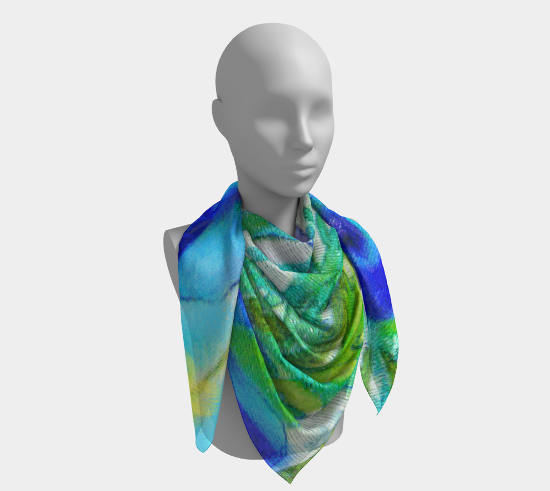 Petit Blu Square Scarf preview #4