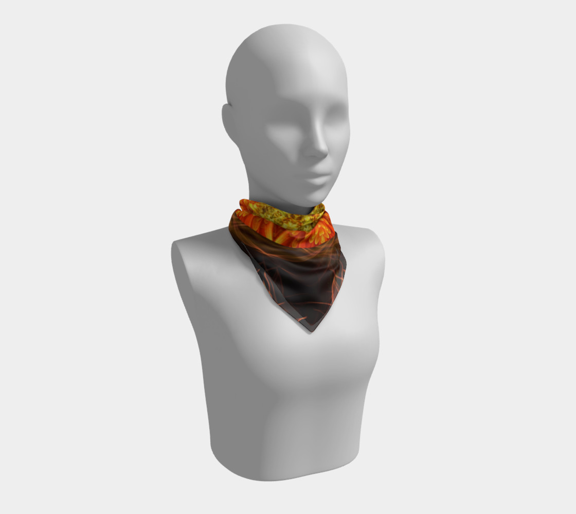 Large Nature Spirit Silk Scarf preview #1