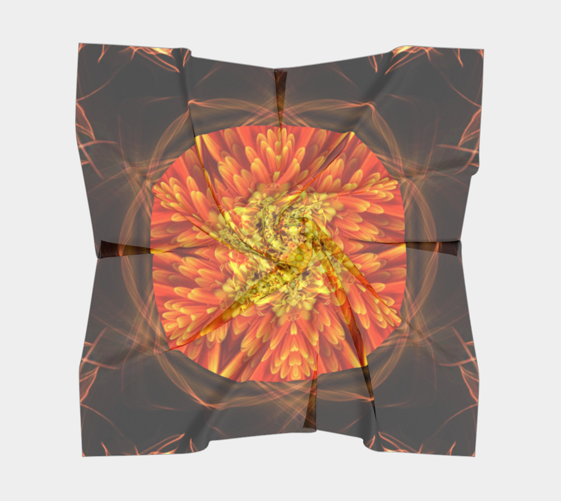 Large Nature Spirit Silk Scarf preview #5