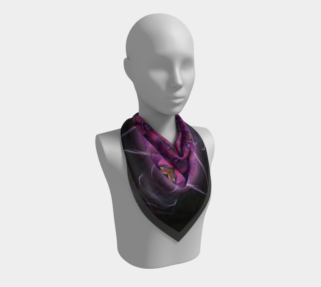 Hydrangea Silk Scarf preview #2
