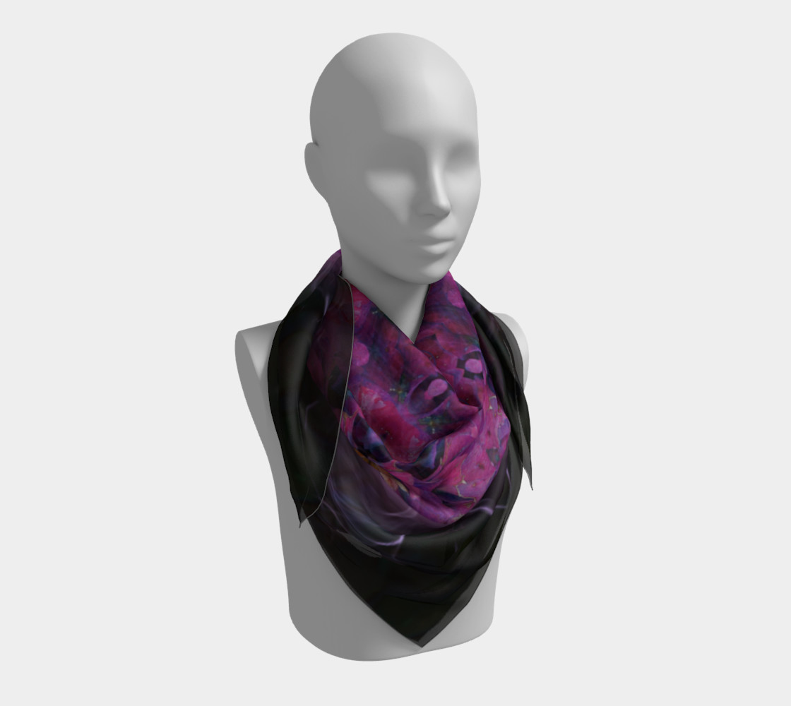 Hydrangea Silk Scarf preview #3