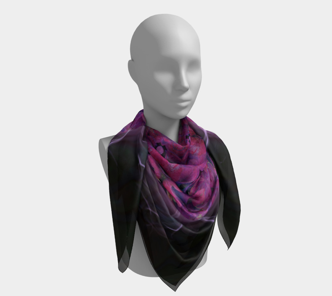 Large Hydrangea Silk Scarf preview #4