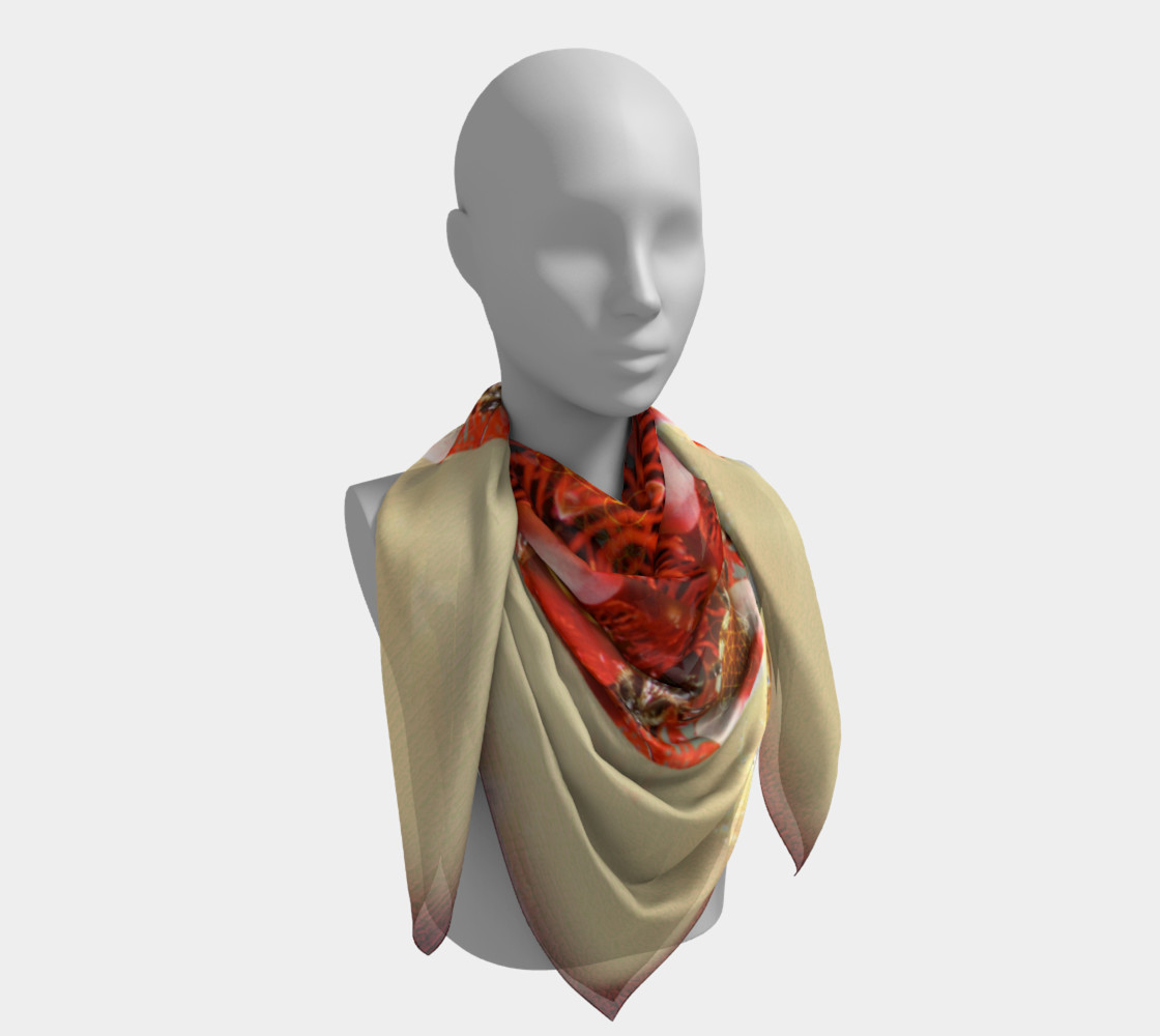 Large Ambrosia Silk Scarf preview #4
