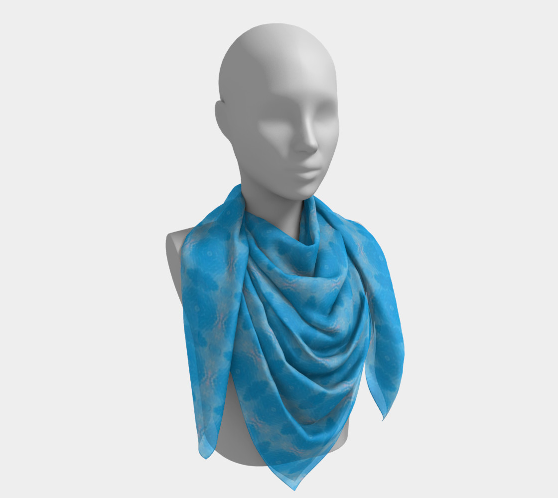 Aperçu de When Water Remembers Square Scarf #4