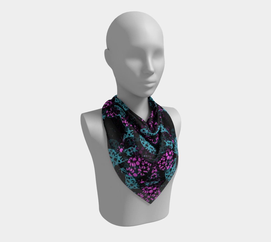 Aperçu de Ornate Dark Pattern Scarf #2