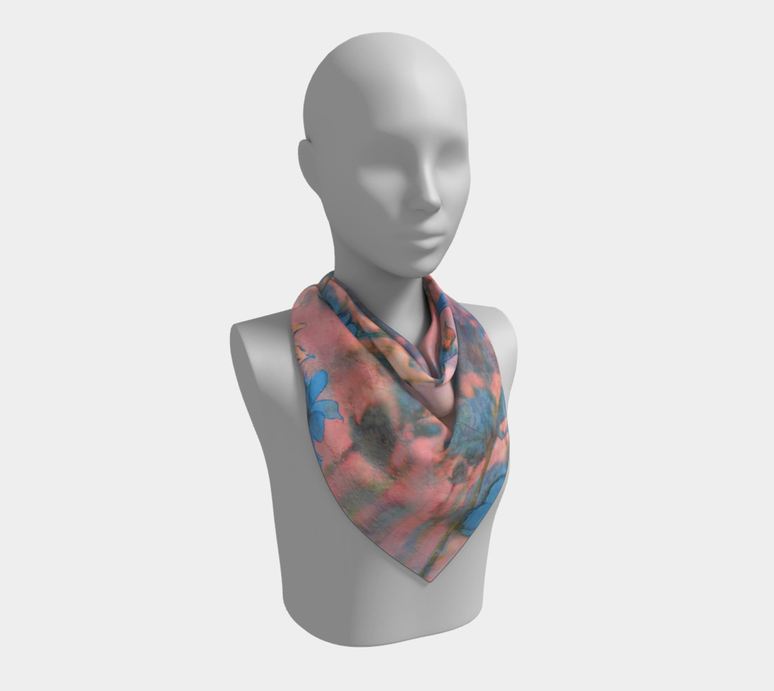 Aperçu de Cosmos on the Marginal Way 36" Square Scarf #2