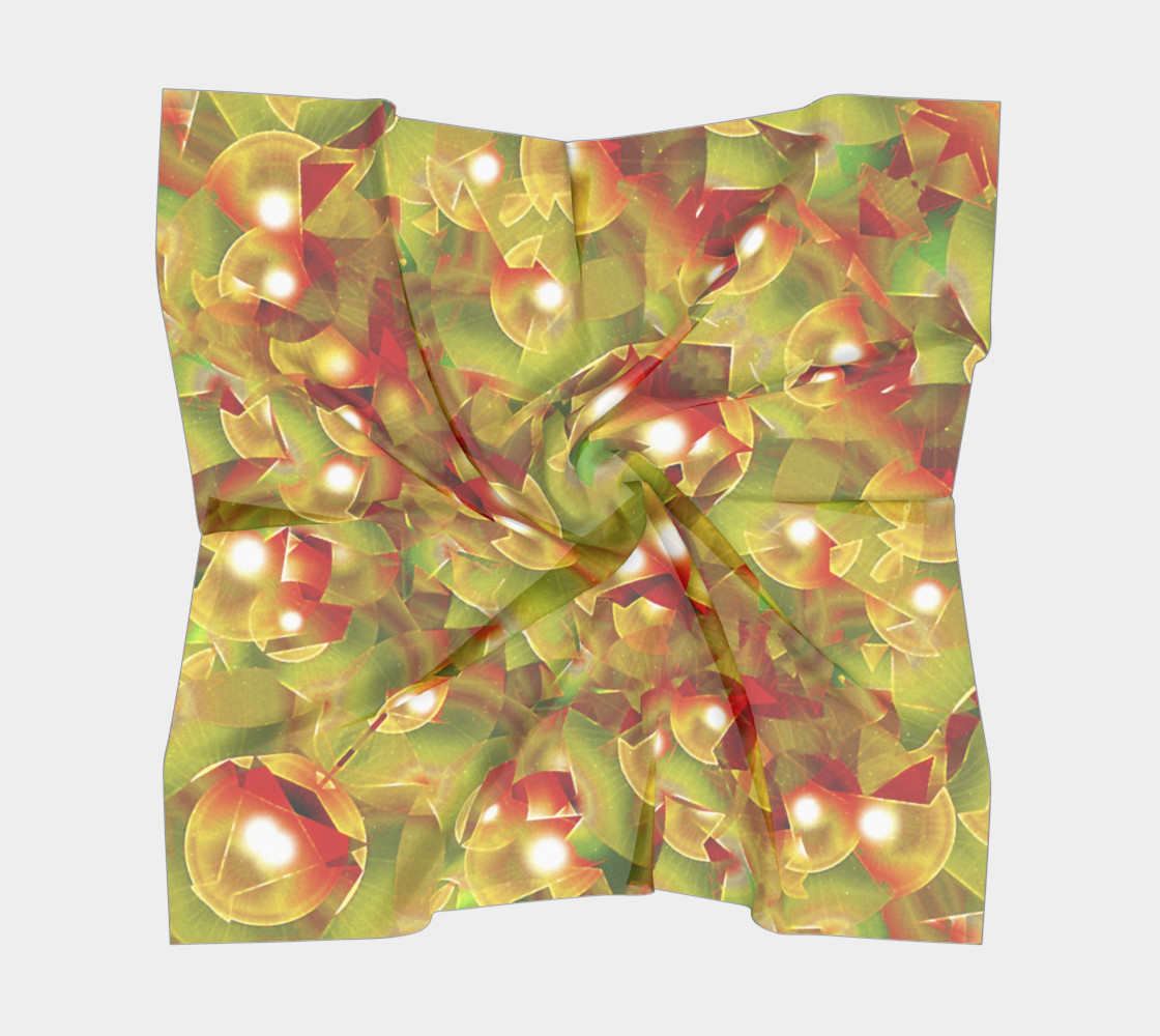 Christmas Print Motif Scarf preview #5