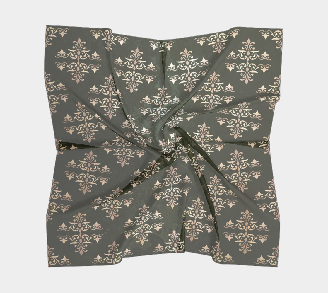 Aperçu de Damask grunge seamless pattern #5