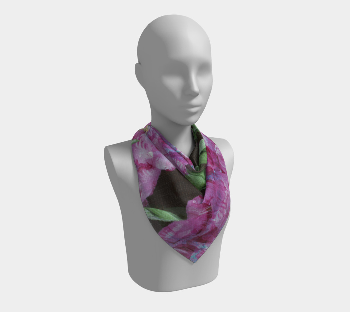 Japanese Peony Scarf preview #2