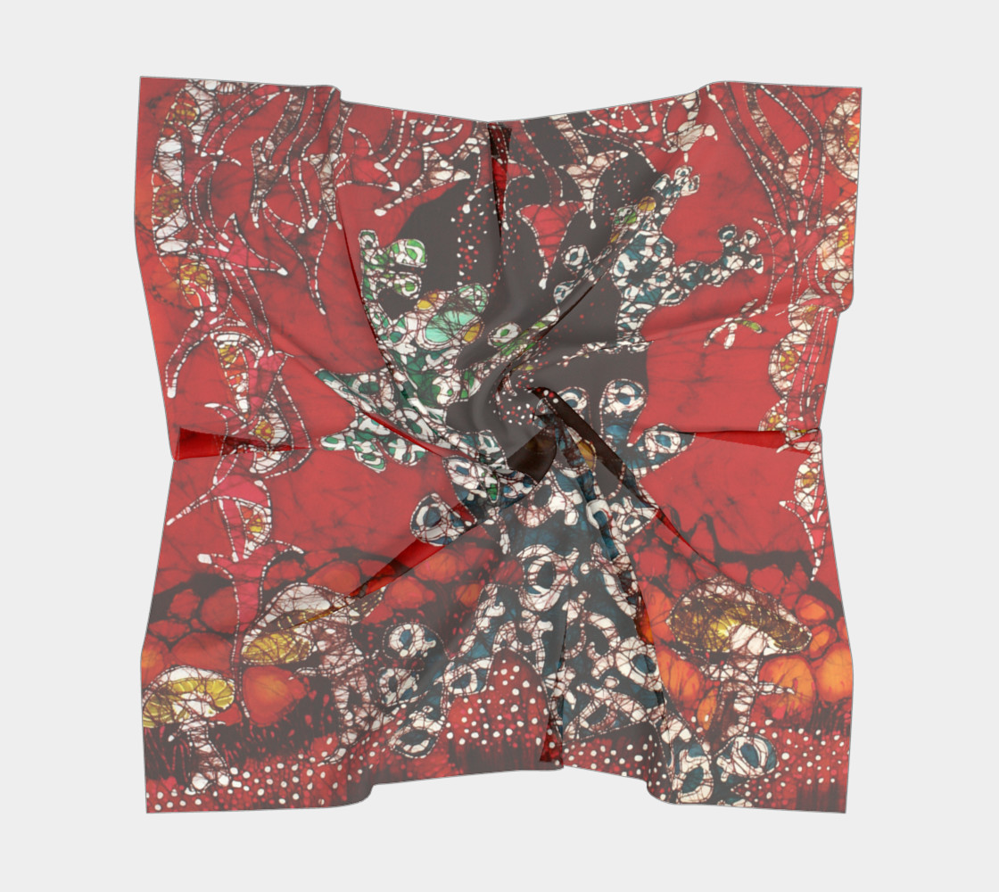 Magical Frogs Square Scarf preview #5