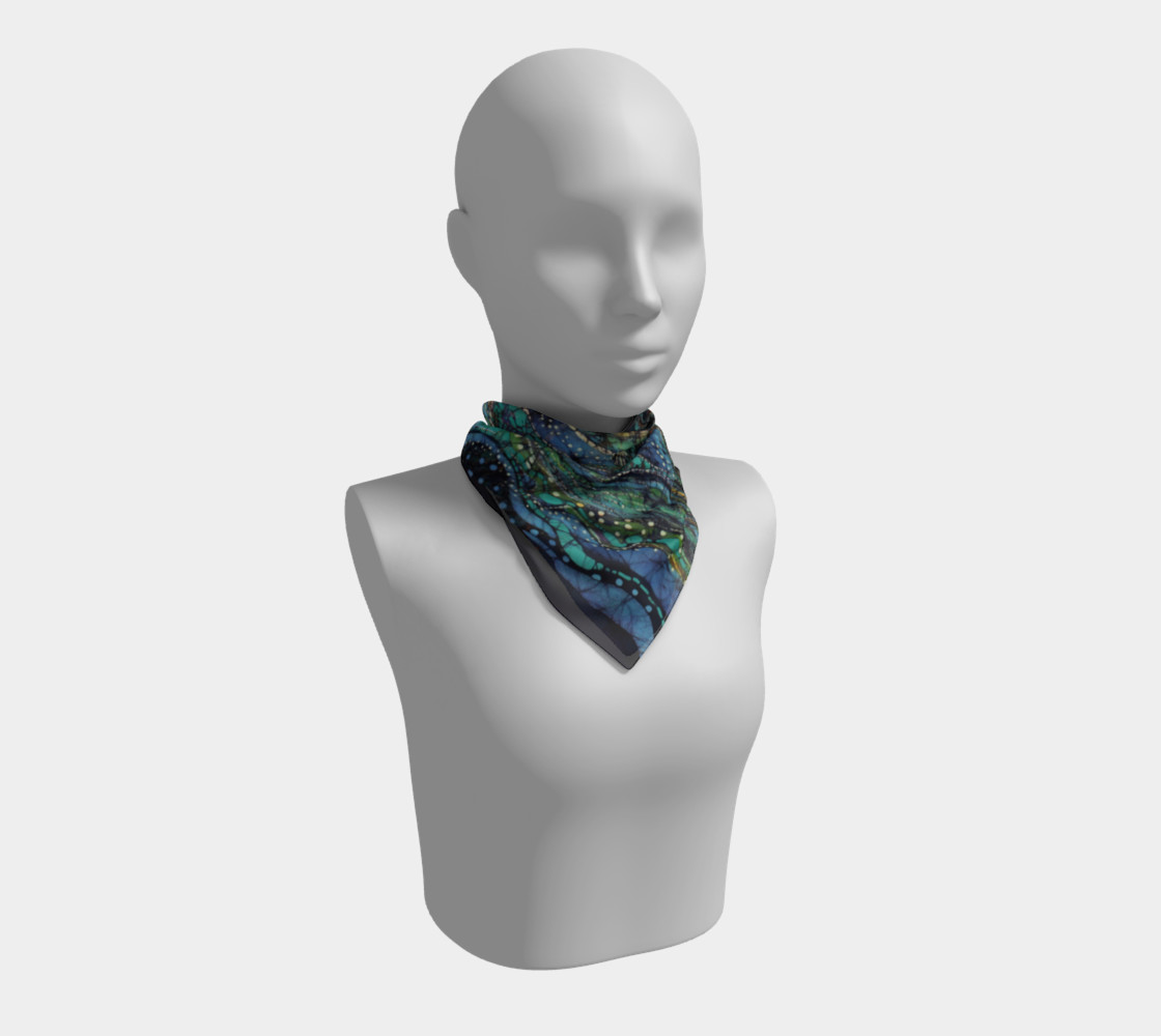 Breath Over Mountain Square Scarf preview #1