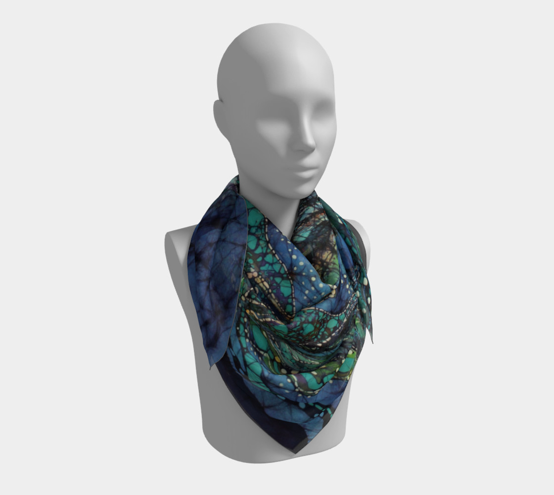 Breath Over Mountain Square Scarf preview #3