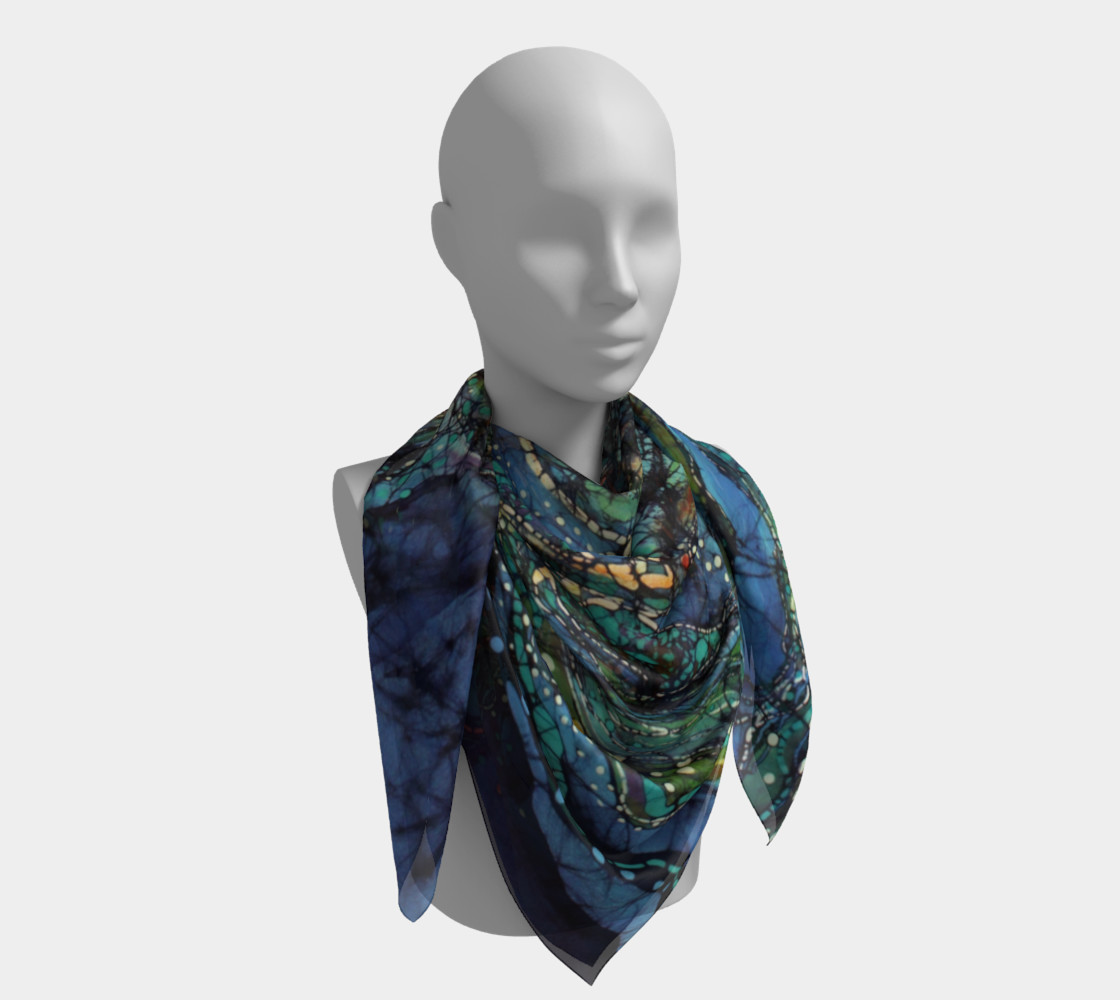 Breath Over Mountain Square Scarf preview #4