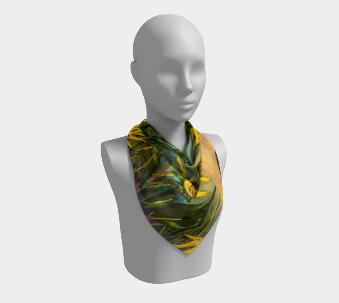 Barry's Sunflowers Scarf preview #2