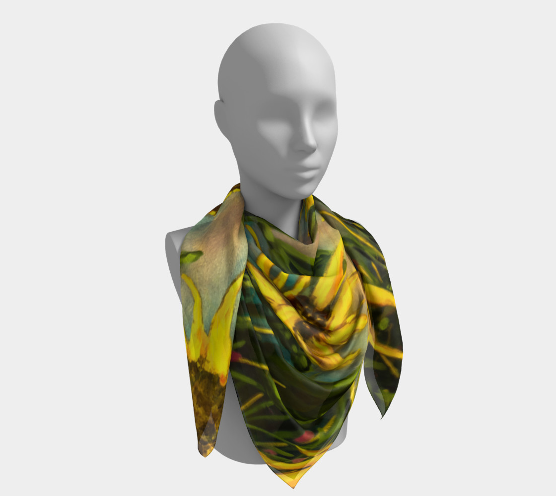 Barry's Sunflowers Scarf preview #4
