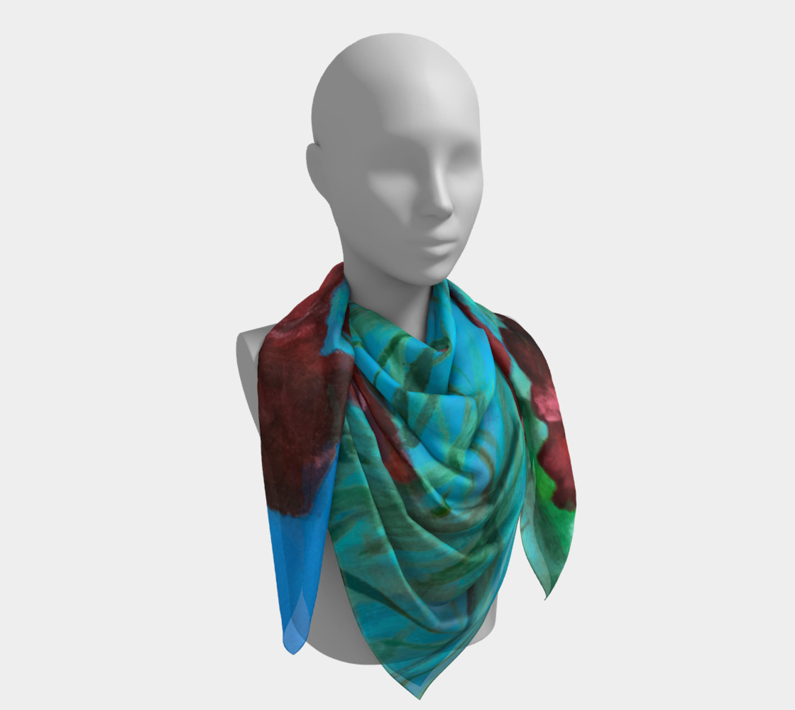 Linda's Poppies Scarf preview #4
