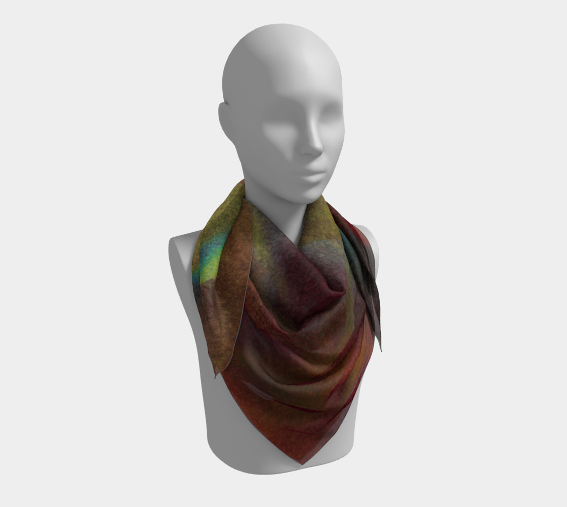 Tropical Watercolor Scarf preview #3