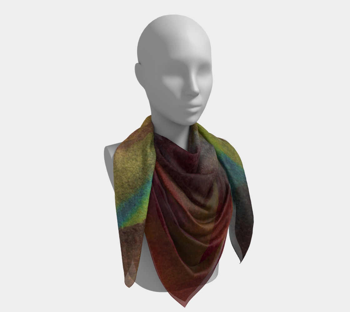 Tropical Watercolor Scarf preview #4