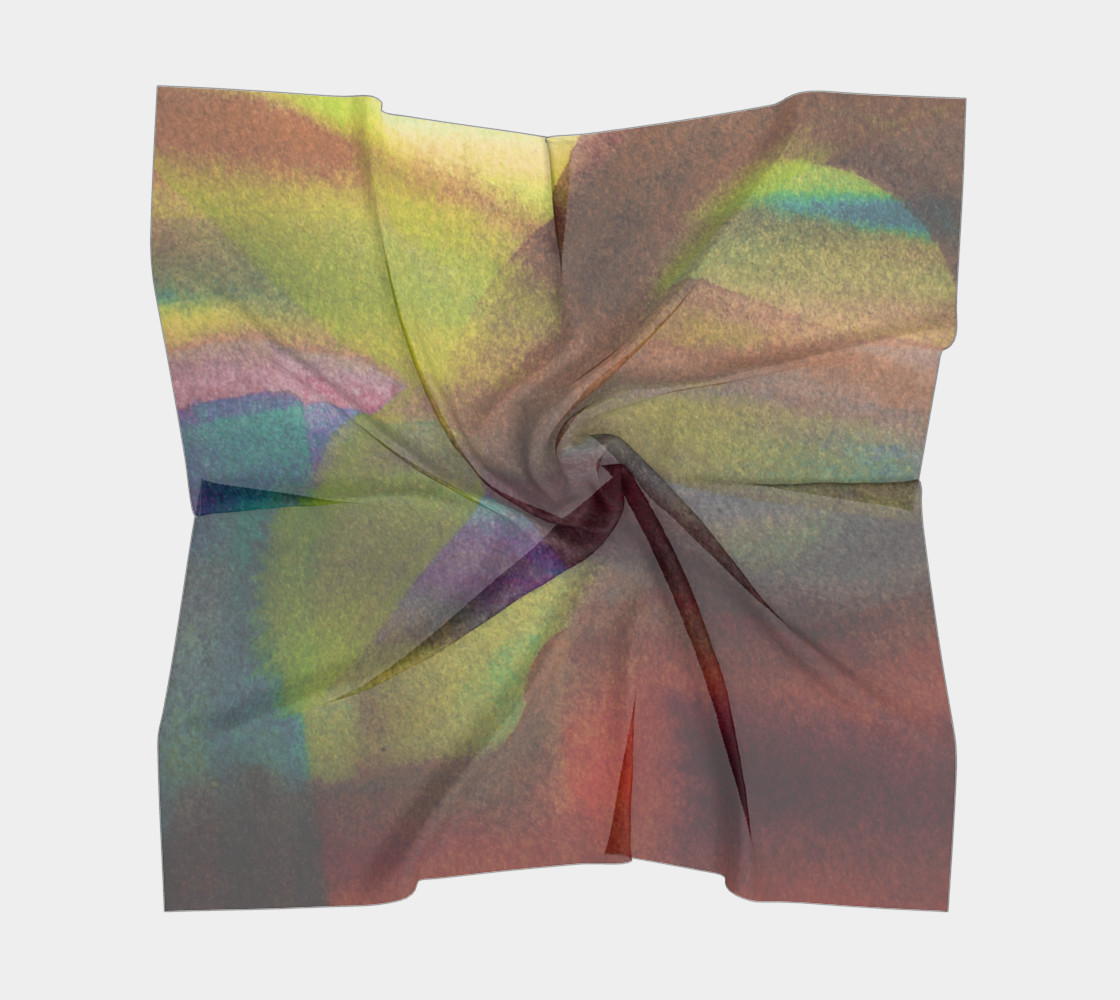 Tropical Watercolor Scarf preview #5