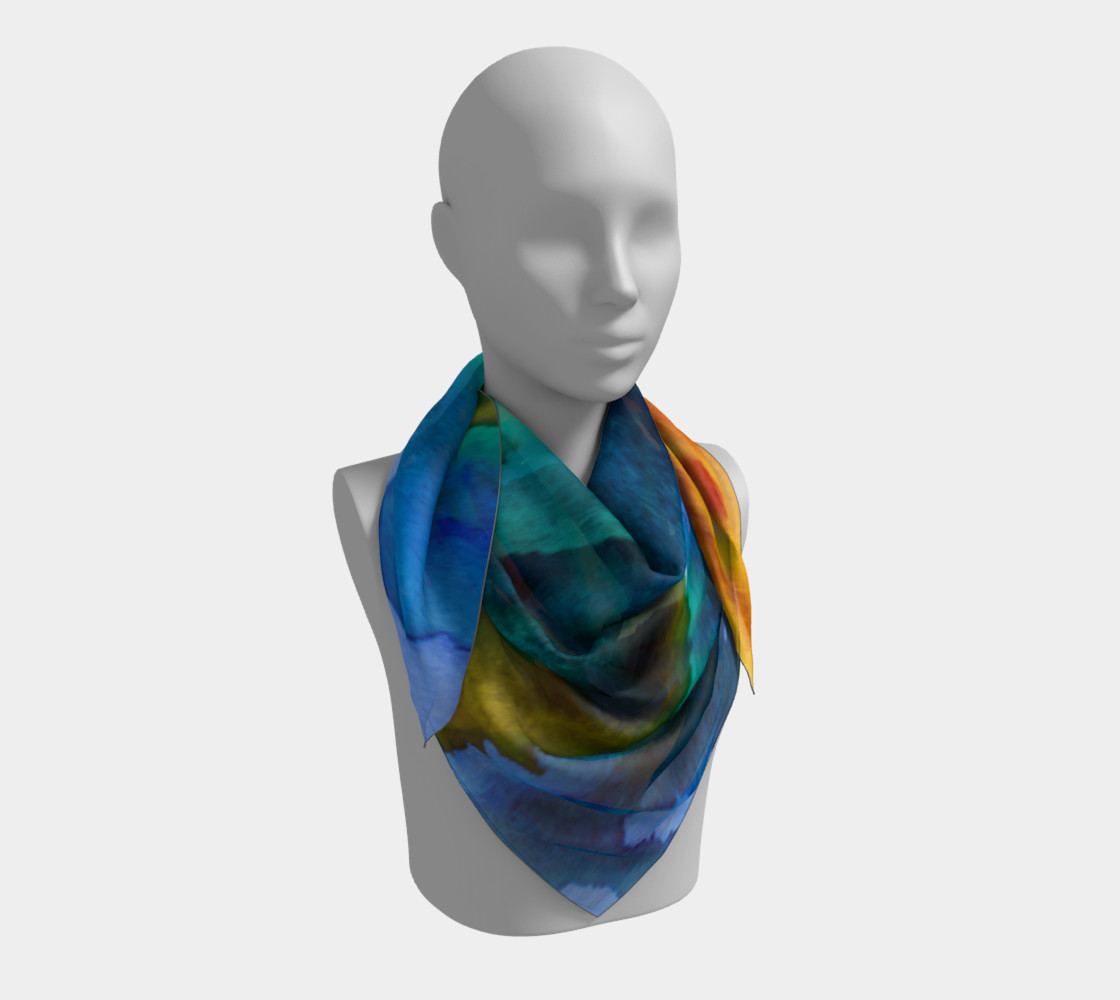 Watercolor Fashion Scarf preview #3