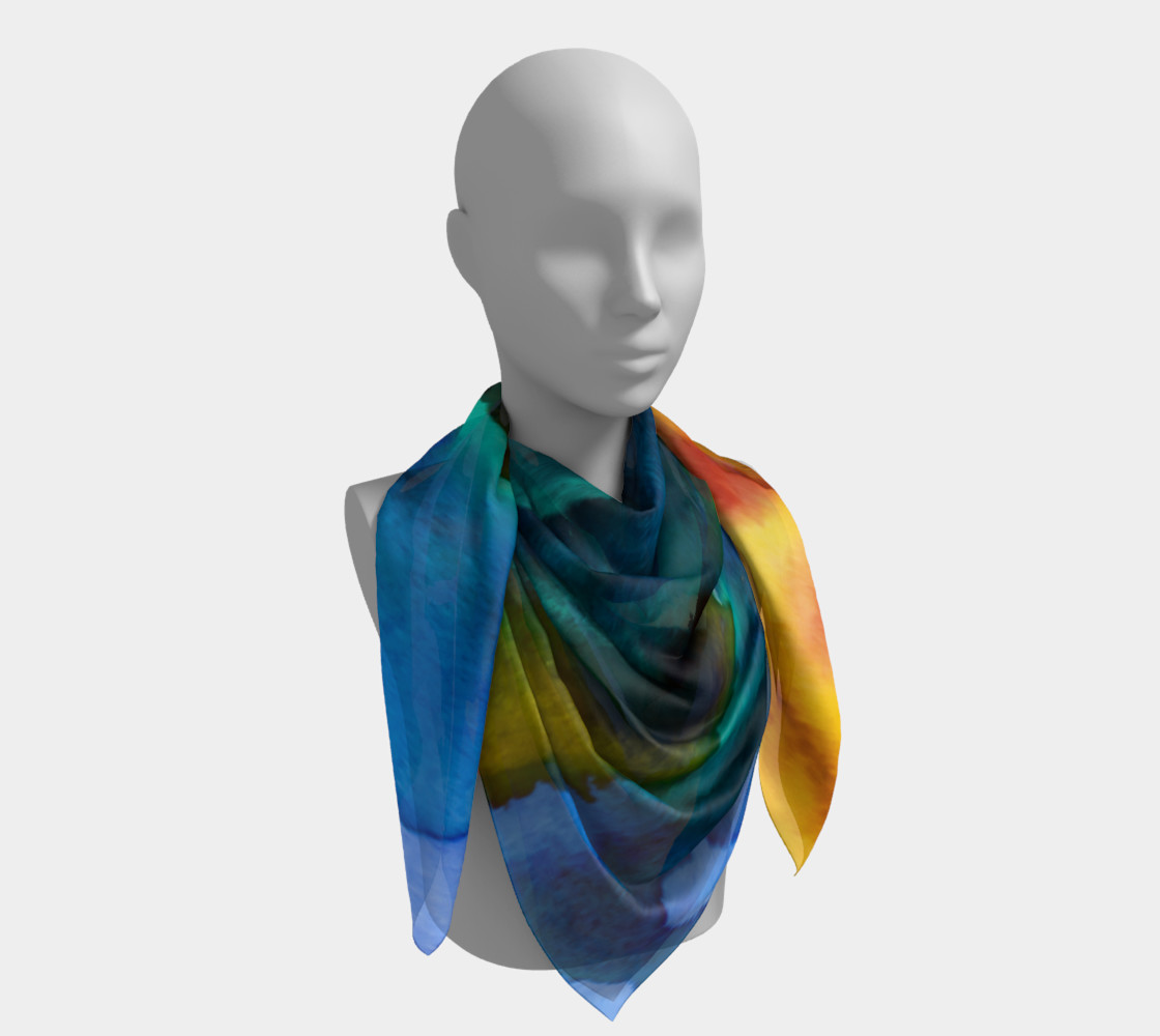 Watercolor Fashion Scarf preview #4