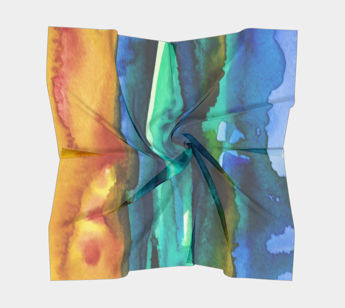 Watercolor Fashion Scarf preview #5