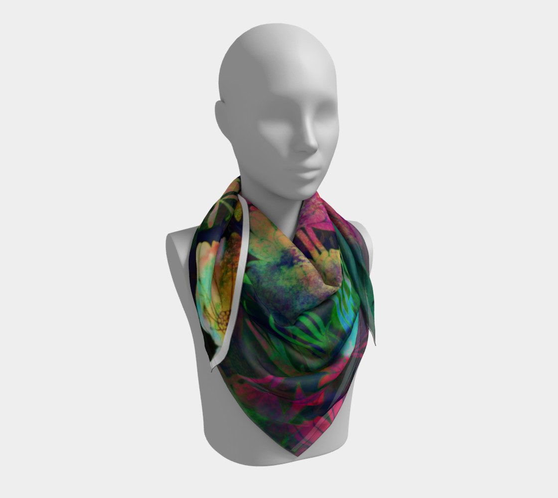 floral scarf preview #3