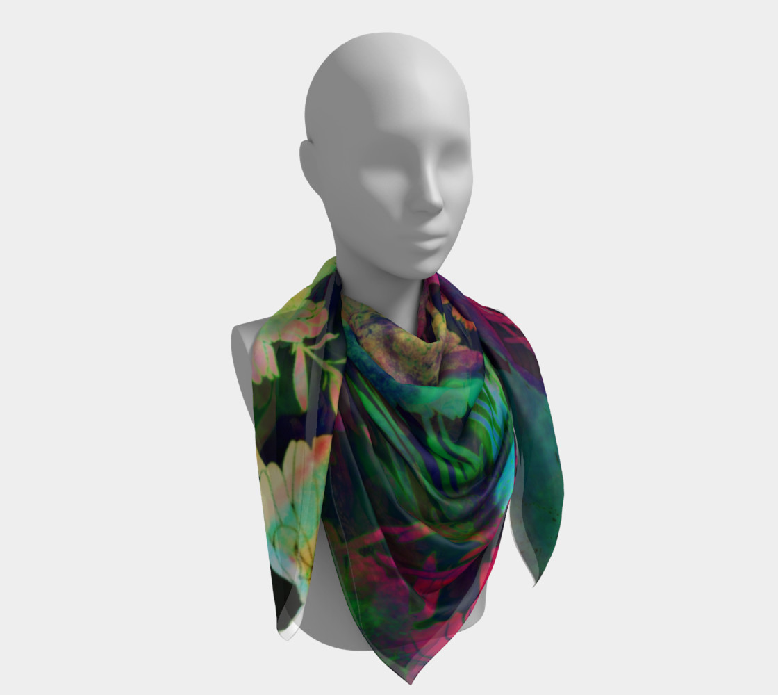 floral scarf preview #4