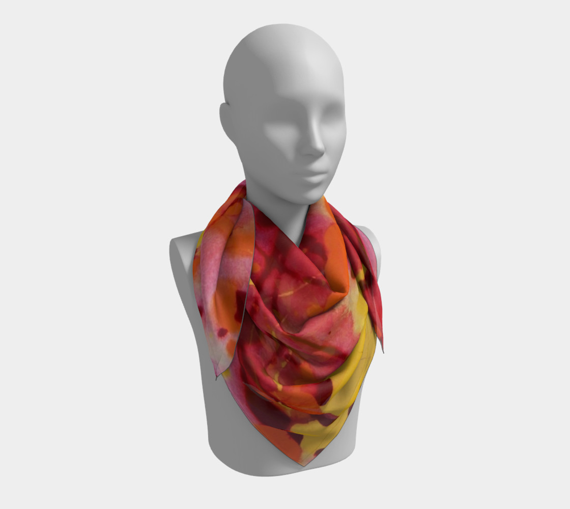 Aperçu de Fire Burst Square Scarf #3