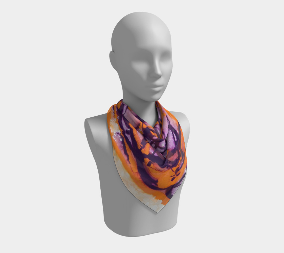 Aperçu de Sunset Twilight Square Scarf #2