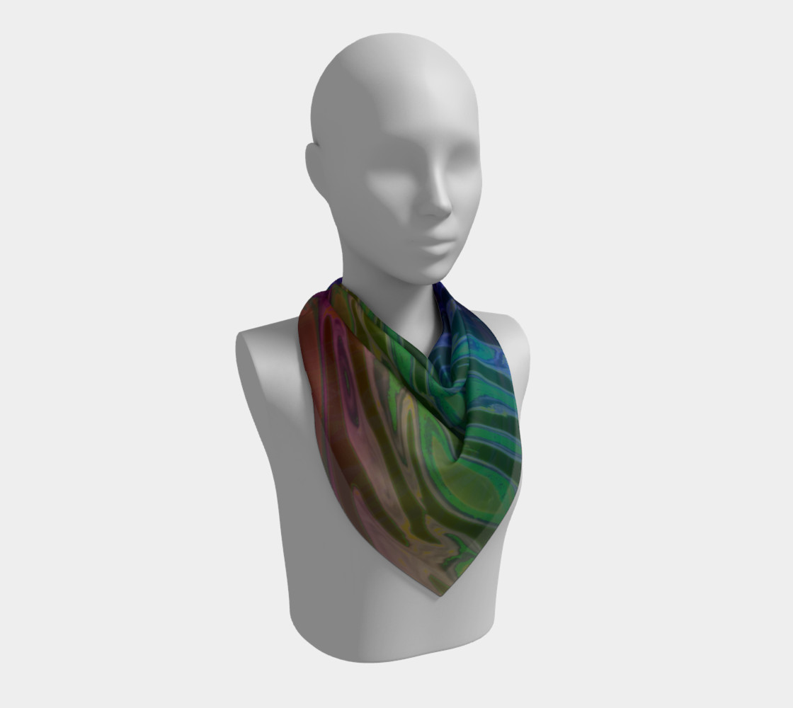ColorWave Square Scarf preview #2