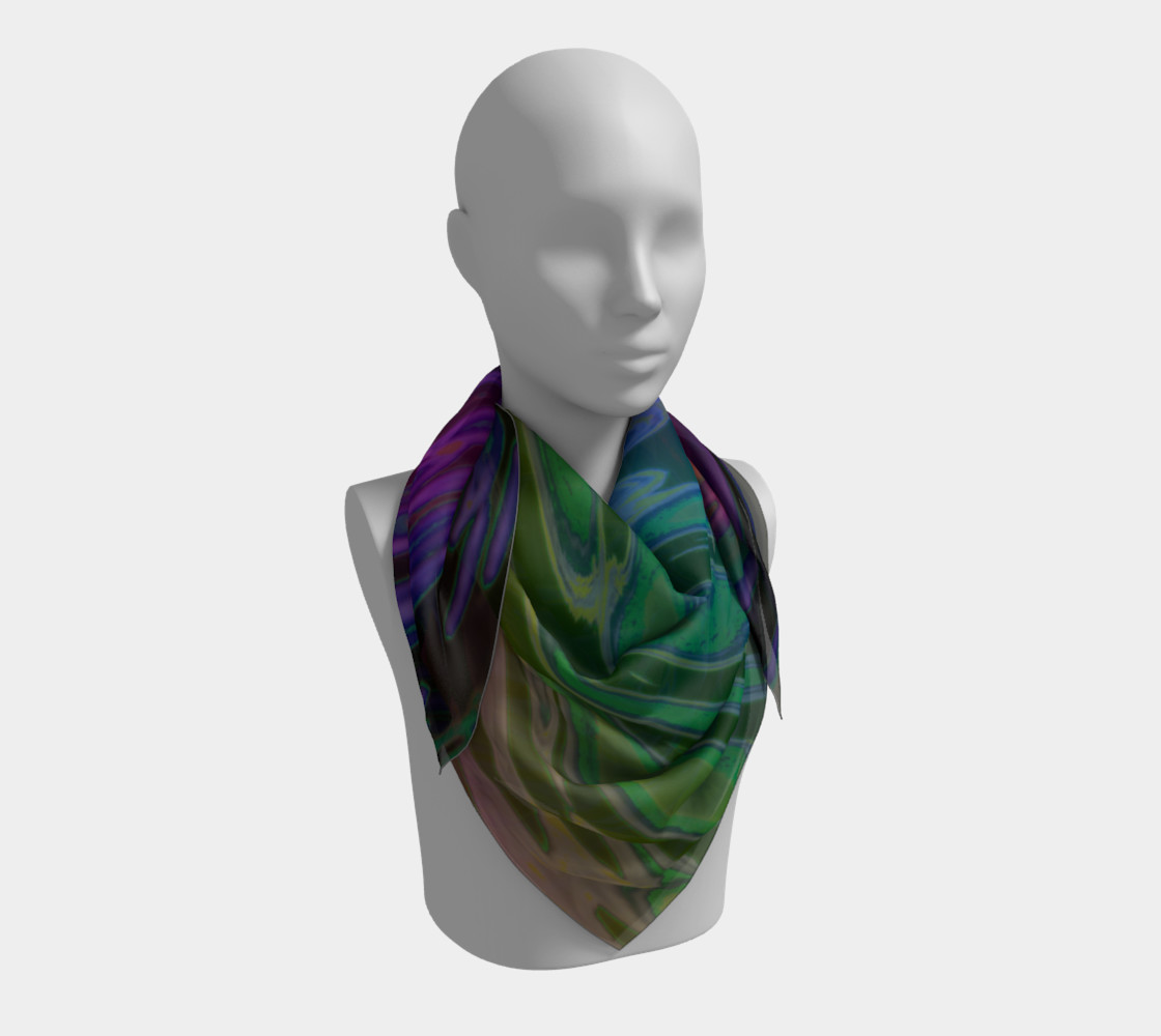 ColorWave Square Scarf preview #3