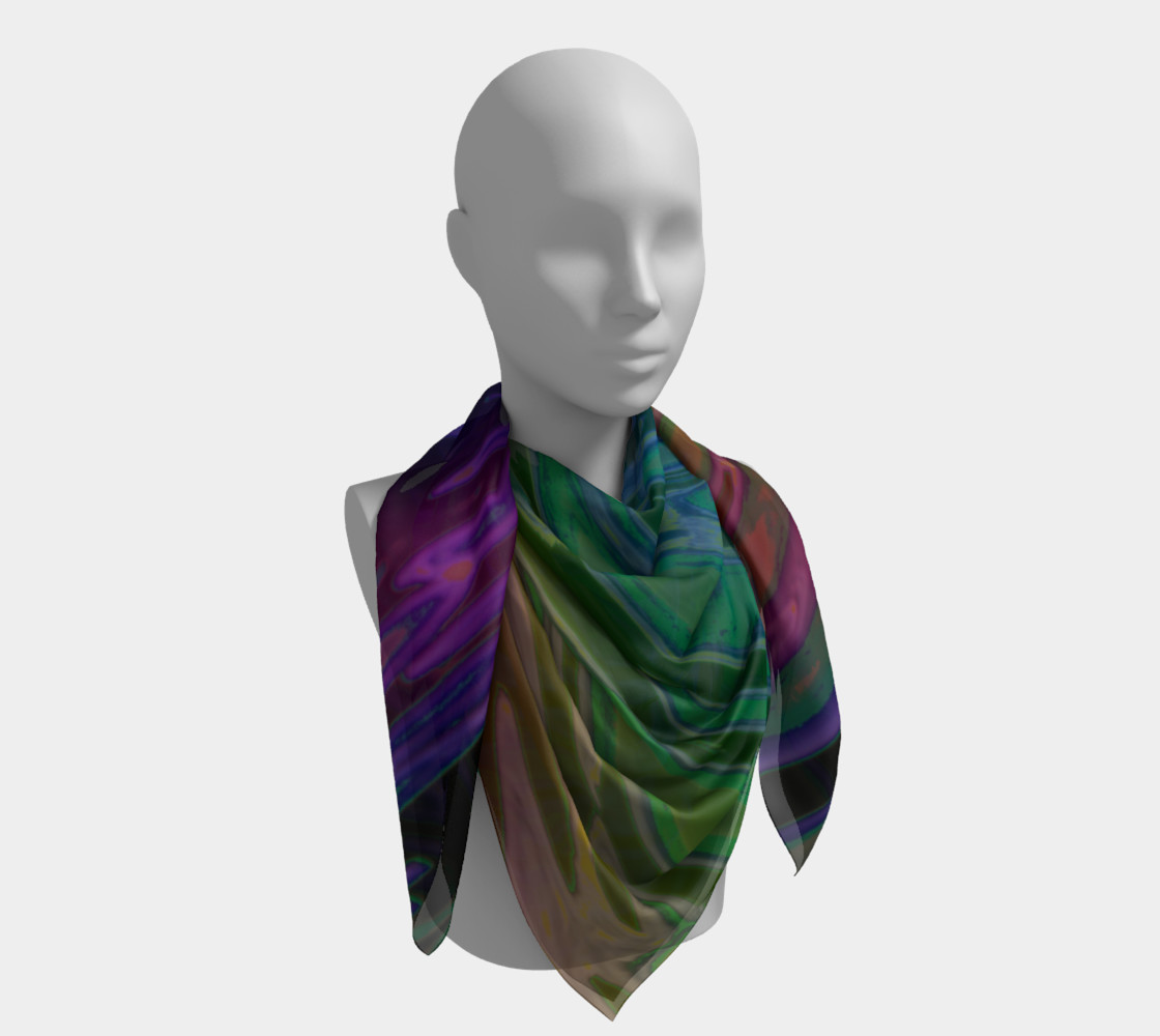 ColorWave Square Scarf preview #4