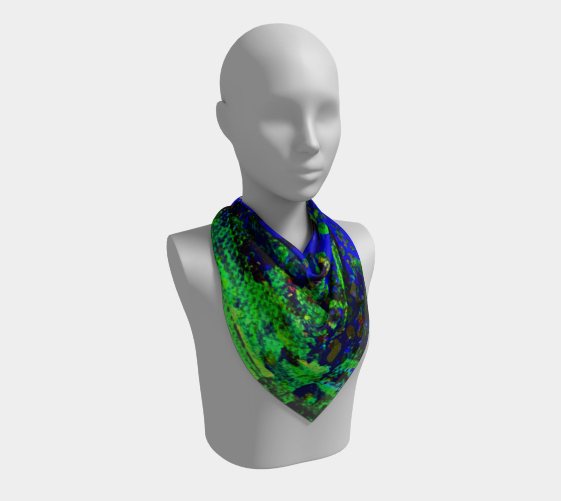 Aperçu de Magic Trees at Midnight Square Scarf #2