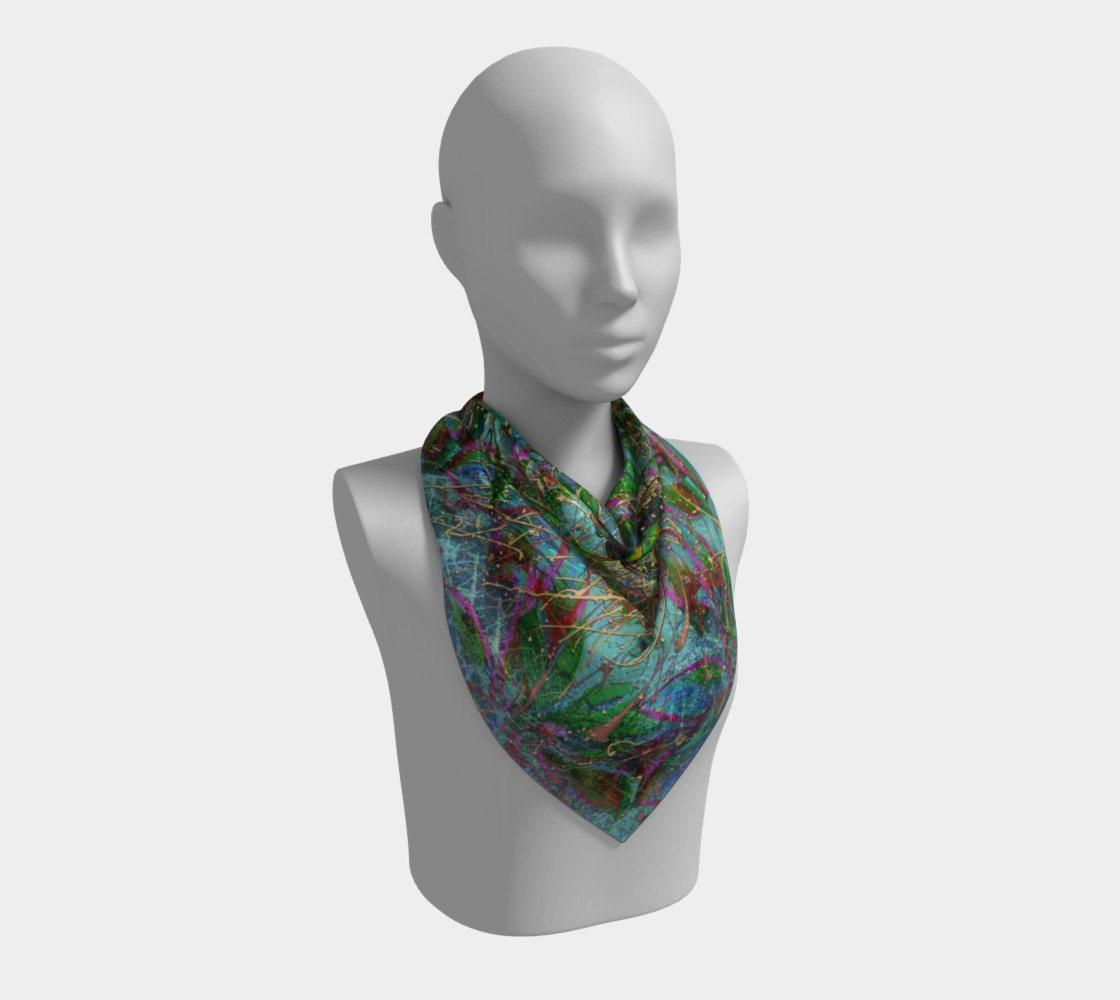 Aperçu de Wandering beautiful beetles Big Square Scarf #2