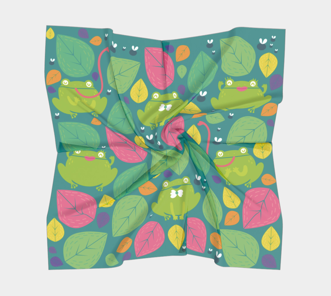 Frogs and leaves preview #5