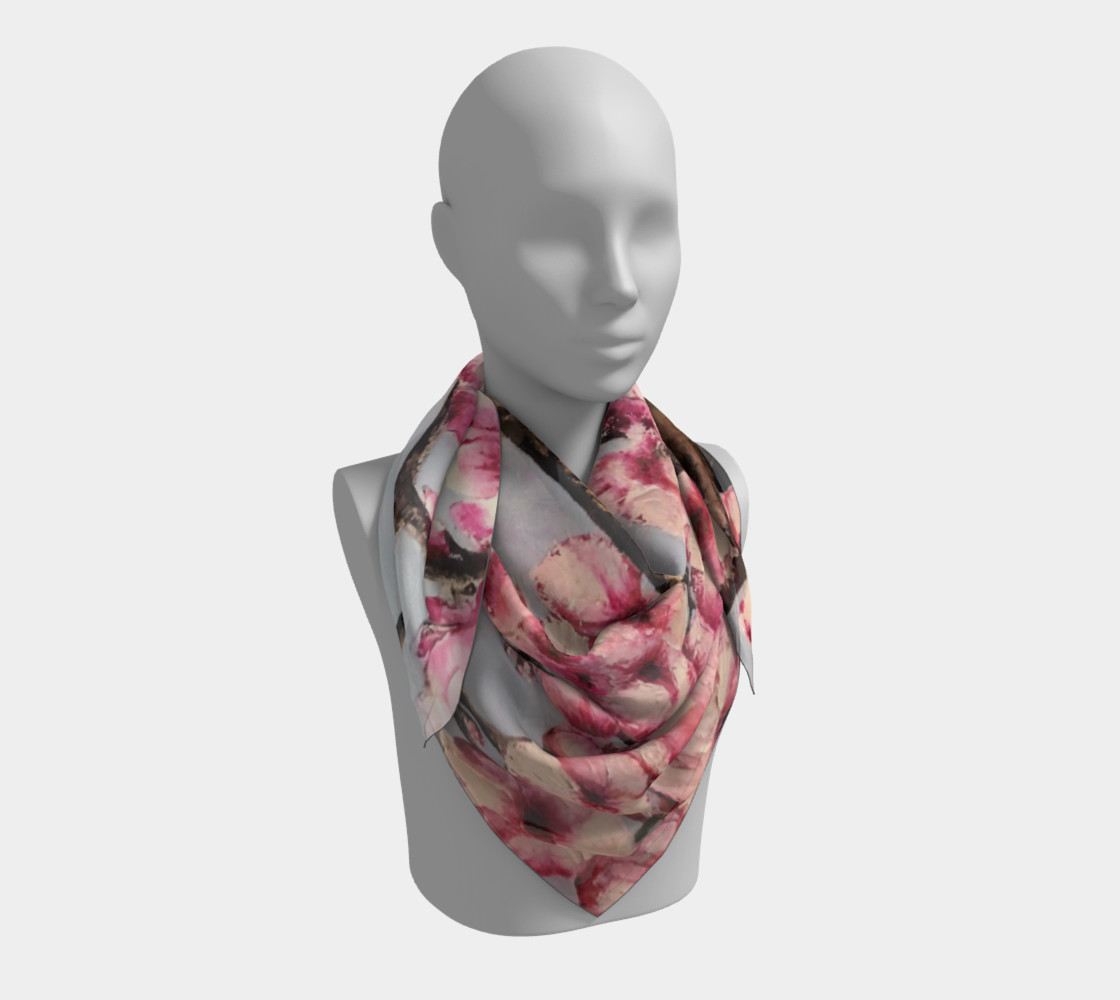 Cherry Blossoms Scarf Sq preview #3