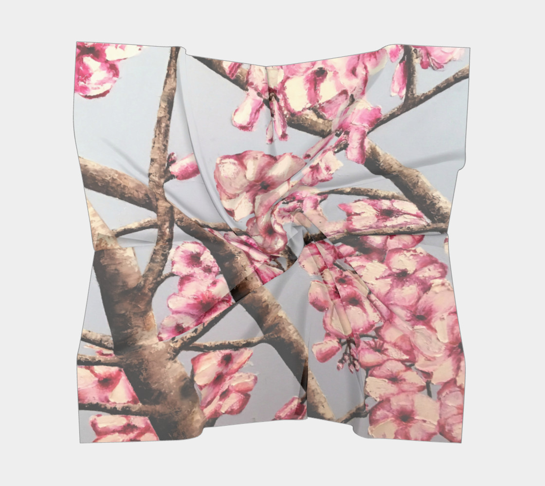 Cherry Blossoms Scarf Sq preview #5