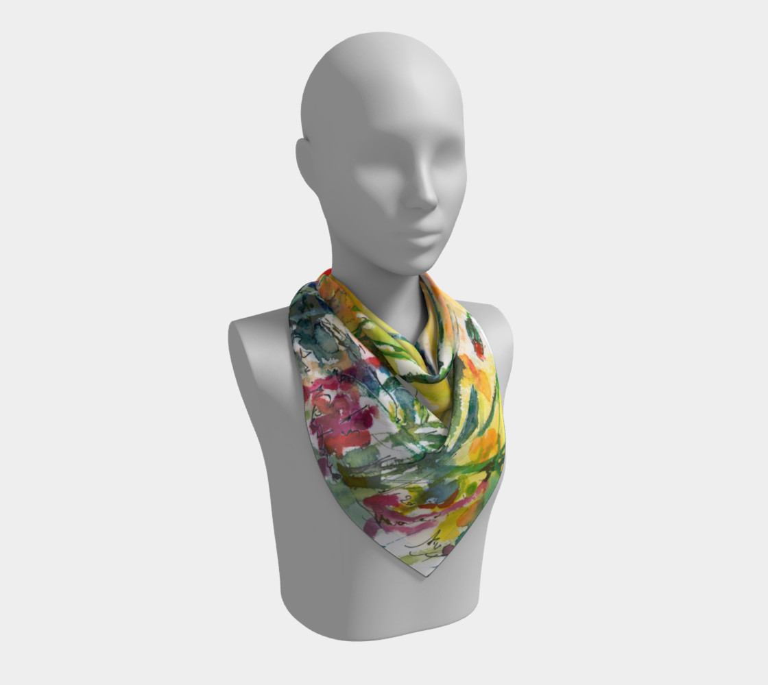 Flowers Provence Square Scarf preview #2