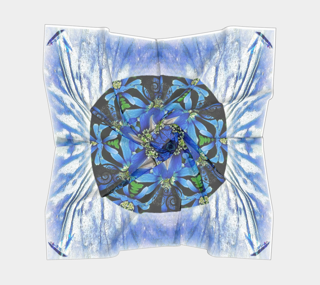 Freedom and Love Large Silk Scarf preview #5